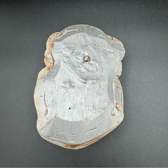 Rare Vintage Arab Man Chalkware Head Made In England - Picture 9 of 13